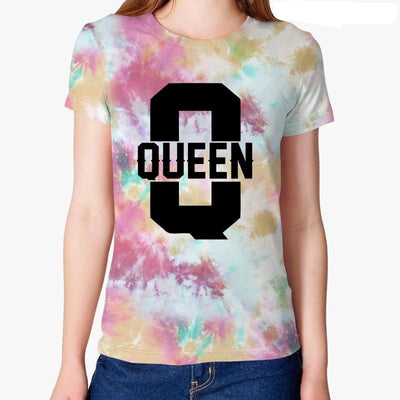 King and Queen T Shirt Design