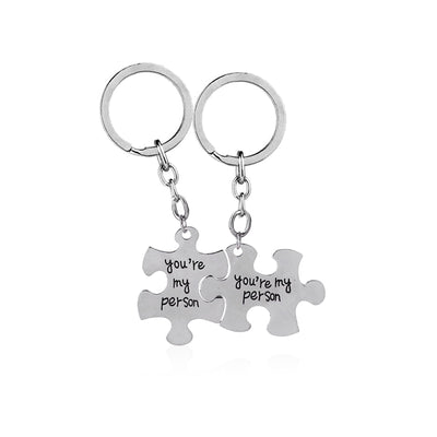 Porte Clé Couple You're my Person Puzzle
