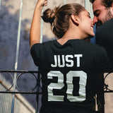 T-Shirt Couple Just Noir