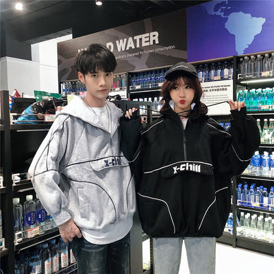 Sweat Couple Coréen Zip Up Duo