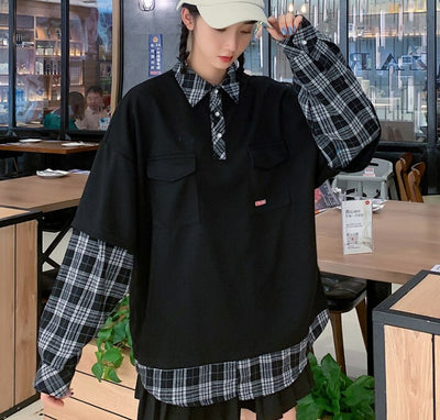 Pull Couple Chemise Femme