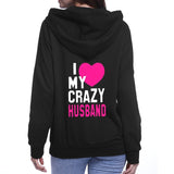 Sweat à Capuche Couple Crazy
