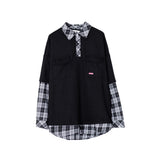Pull Couple Chemise Carreaux