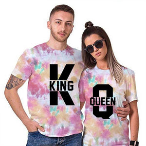 King and Queen T Shirt Design