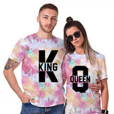 King and Queen T Shirt Design