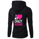 Sweat à Capuche Couple Crazy
