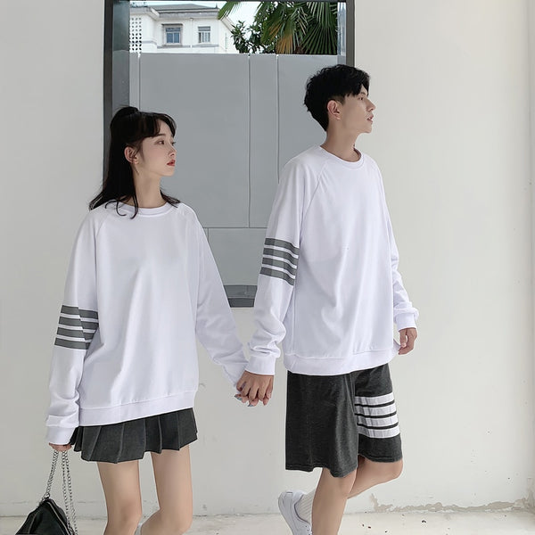 Pull Couple Homme et Femme Blanc