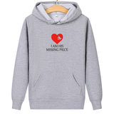 Sweat Couple Grand Amour Femme Gris