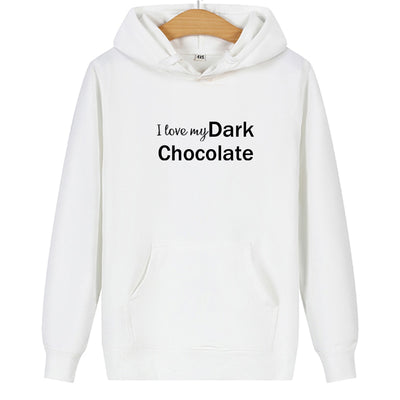 Sweat Couple Chocolat Femme Blanc