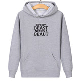 Sweat Beauty Beast Couple - Every Beast Needs A Beauty Gris