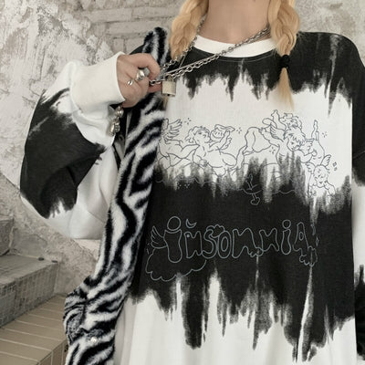 Pull Oversize Long Noir - MatchingMood
