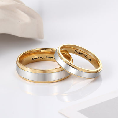 Bague Couple Personnalisable