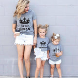 Tee Shirt Famille Royale Queen et Princess - MatchingMood