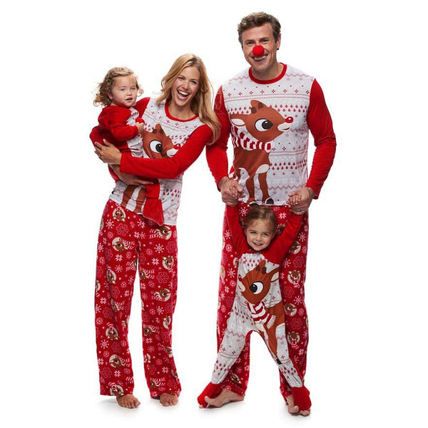 Pyjama Famille Renne de Noël Parents Enfant - MatchingMood