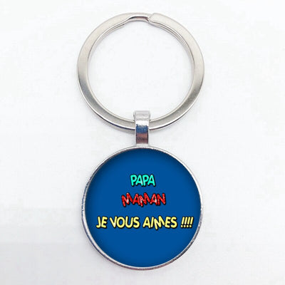 Porte Clé Père Fils Papa Je T'Aime