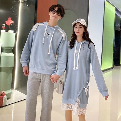 Sweat Bleu Ciel et Robe Sweat Oversize