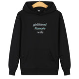 Sweat Shirt Couple Girlfriend Fiancée Wife Noir