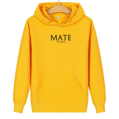 Sweat-Shirt Couple Ames Soeurs Jaune - Mate