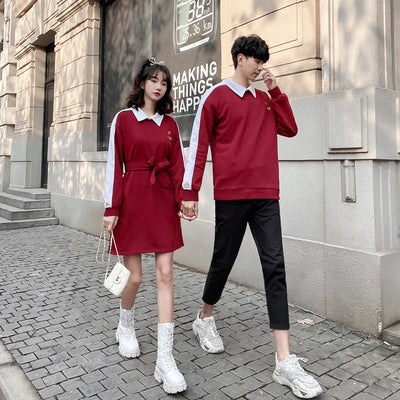 Amoureux Pulls Couples Rouge