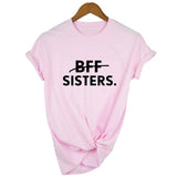 T-Shirt Meilleure Amie Bff Sisters Rose - MatchingMood 