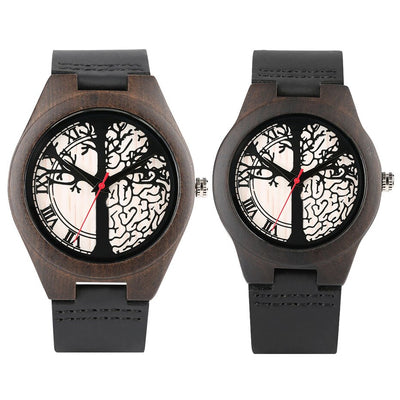 Montre en Bois Arbre de Vie pour Couple - MatchingMood