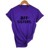 T-Shirt Meilleure Amie Bff Sisters Violet - MatchingMood 
