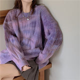 Pull Amour Couleur Violet - MatchingMood