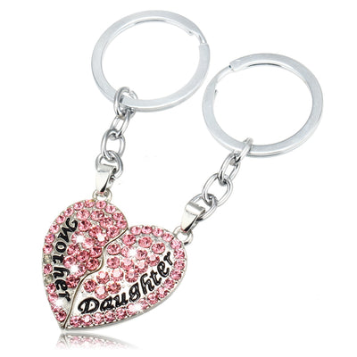 Porte Clé Mère Fille Cristaux