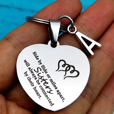 Porte Clés Coeur Amitié - Matchingmood