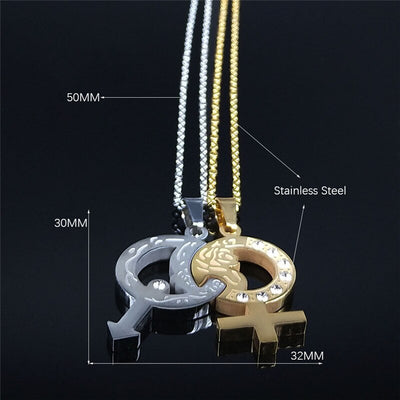 Collier Homme Couple