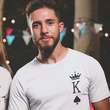 T-Shirt Couple Queen King Logo - Roi de Pique - MatchingMood