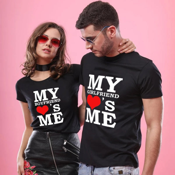 T Shirt Grand Coeur pour Couple Amoureux - MatchingMood