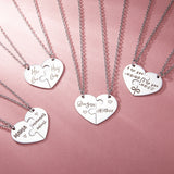 Collier Mère Fille Coeur Mama Mini