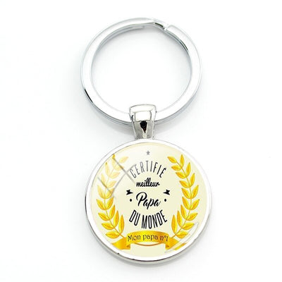 Porte Clé Père Super Papa