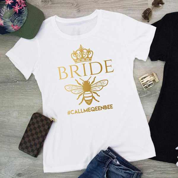 T-Shirt Bride Evjf - Queen Bee