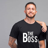 T Shirt The Boss The Real Boss Homme