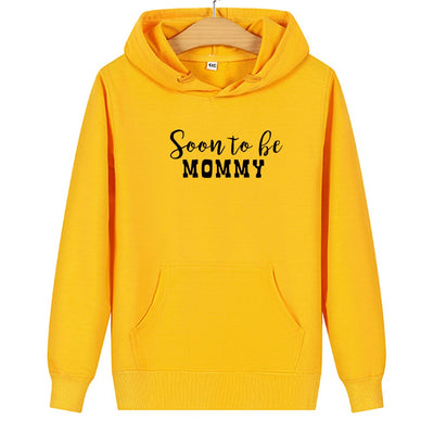 Sweat Couple Bientôt Parents Maman Jaune