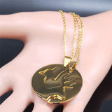 Collier Couple Cerf or