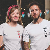 T-Shirt Couple Queen King Logo - MatchingMood