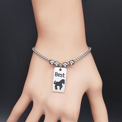Bracelet d'Amitié Chevaux Best - MatchingMood