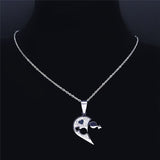 Collier Couple Coeur Homme Femme