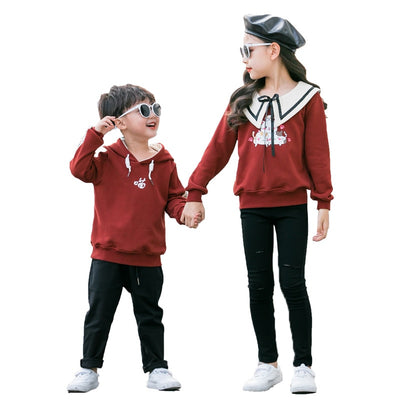 Pull Famille Assorti Rouge Enfant - MatchingMood