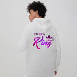 Sweat Couple Capuche King Queen Quasar