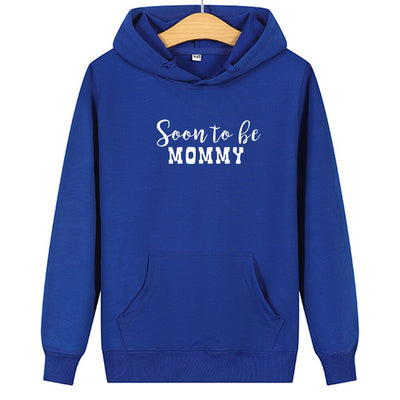 Sweat Couple Bientôt Parents Maman Bleu