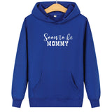 Sweat Couple Bientôt Parents Maman Bleu