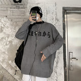 Pull De Couple Oversize Gris