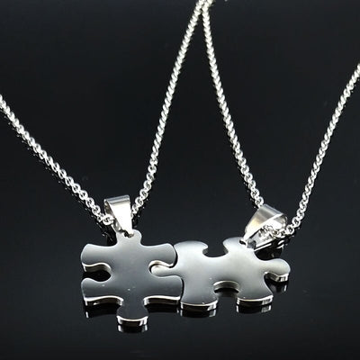 Collier Couple Puzzle dos