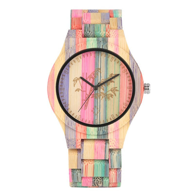 Montre Couple Bambou Homme