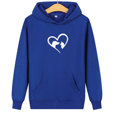 Sweat A Capuche Chat Bleu