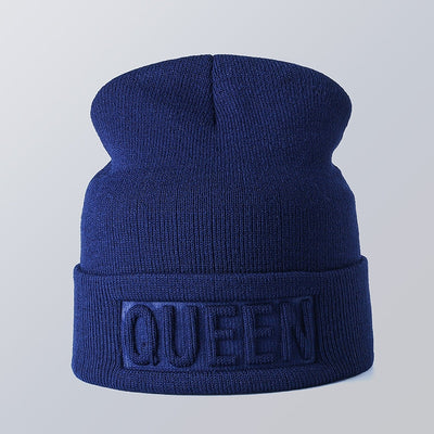 Bonnet Couple Queen Bleu Marine